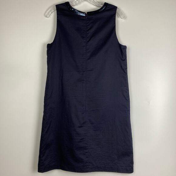 LOFT Shift Dress Sequin Navy Sequin Women’s Size 8 - Picture 9 of 12